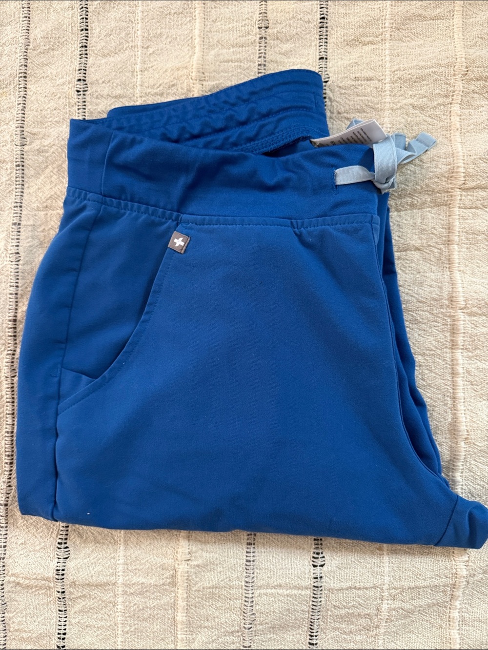 Figs Zamora Women's Royal Blue  Joggers with Drawstring PO # 1800